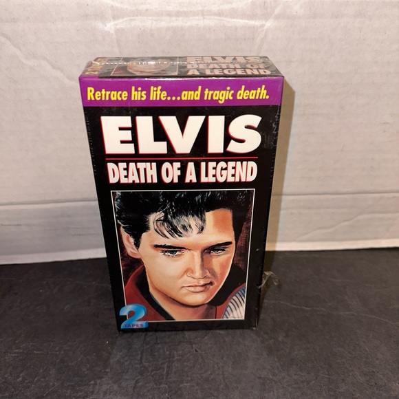 *ULTRA RARE* Elvis - Death Of A Legend | VHS | 1997 | 2-Tape Set | New/Sealed - Picture 1 of 7